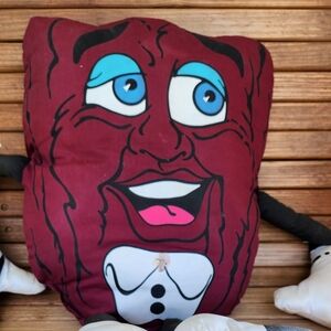 California Raisins Plush Pillow Doll Applause Large Vintage  Toy 1987 28" Read